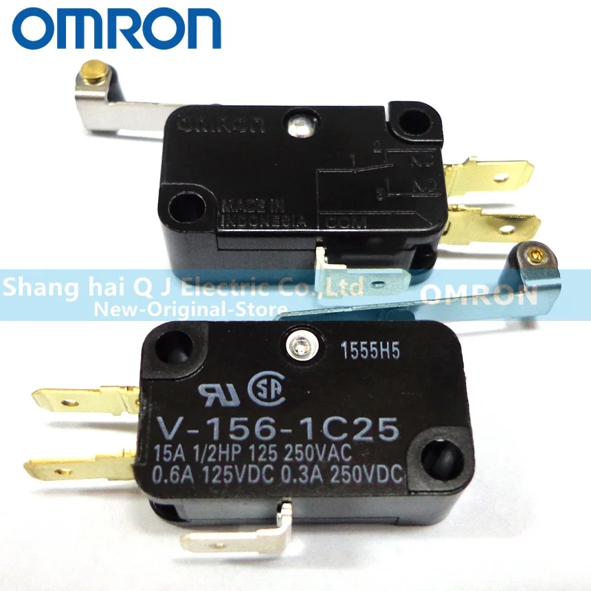 10 шт. OMRON микропереключатель V-15-1A5 V-152-1C25 V-153-1C25 V-155-1C25 V-156-1C25 и OMRON микропереключатель