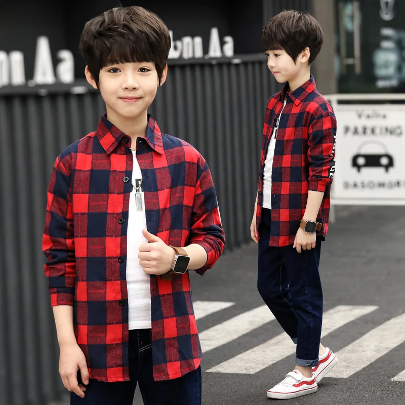 Рубашки для маленьких девочек и мальчиков 2018 детская Модная одежда Демисезонный