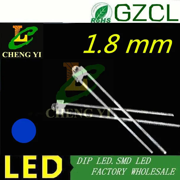(CE & Rosh) 1 8 мм dip led зеленый 2 светоизлучающий диод mini 568 575nm 0 в индикатор led|indicator lights