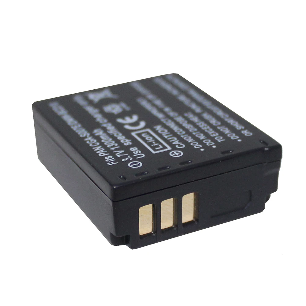 Аккумулятор CGA CGR S007E S007 S007A BCD10 3 7 В 1300 мАч для Panasonic DMC TZ1 TZ2 TZ3 TZ4 TZ5 TZ50 TZ15 | Электроника