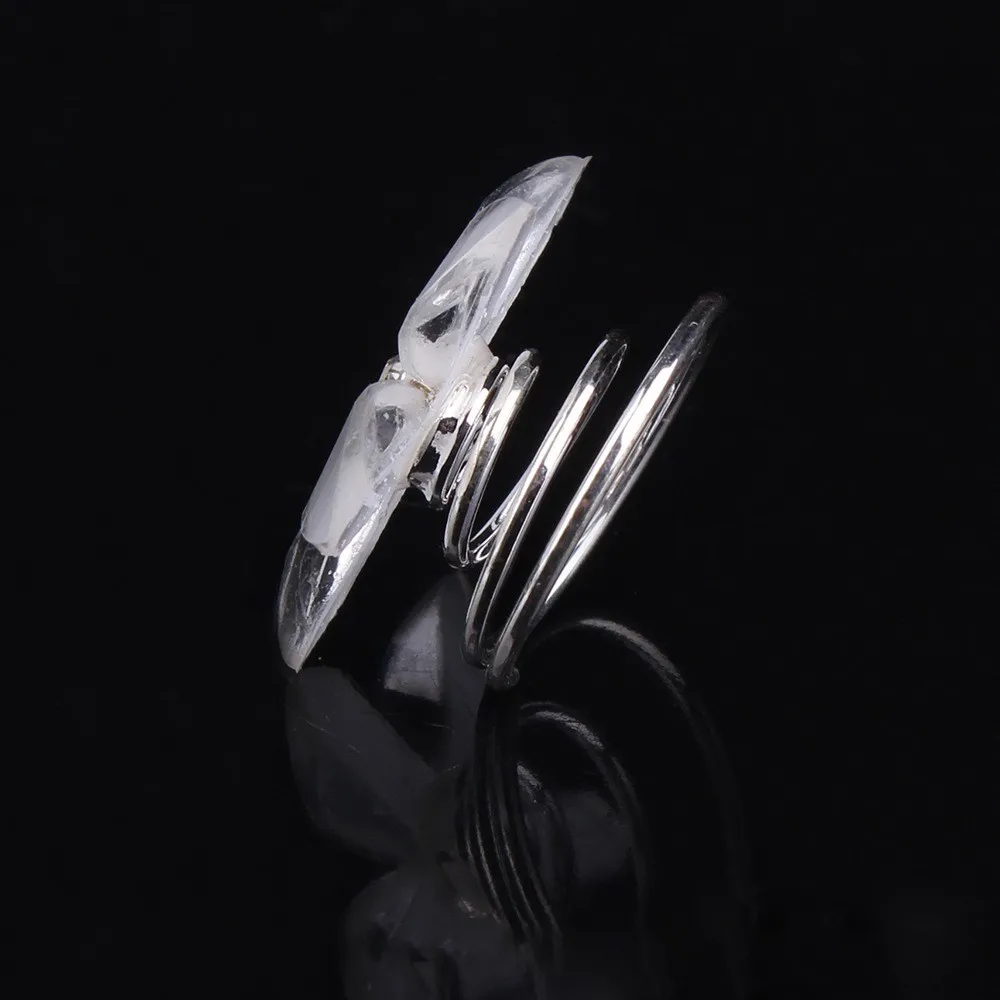 12 шт. заколки для волос с белыми кристаллами Стразы Цветок крутящаяся спираль