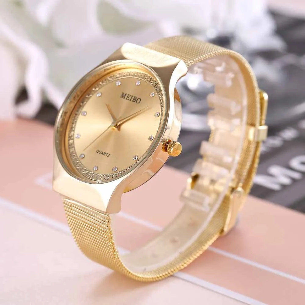 2020 роскошные часы женские Женева известные бренды Стразы Дамское Платье