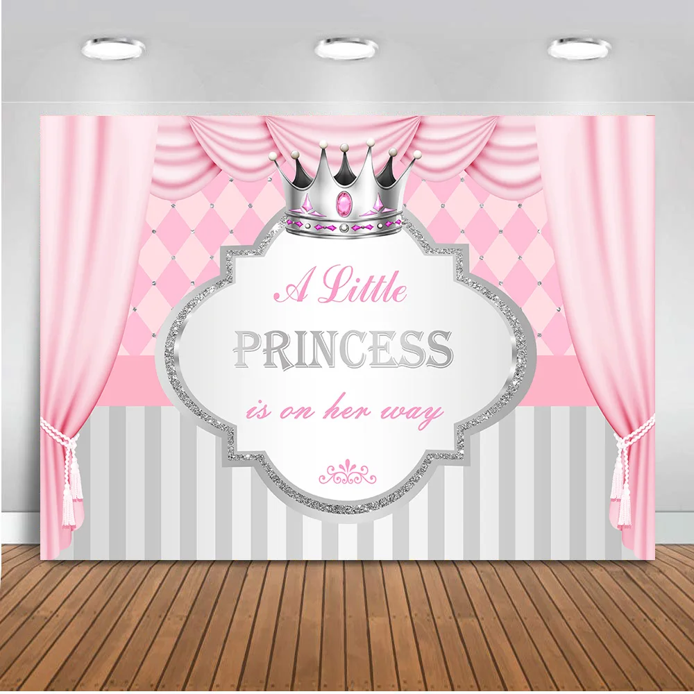 Королевский Baby Shower девочка фон для вечерние украшения Принцесса проект