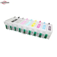 cissplaza 1set empty refillable ink cartridges compatible for epson p600 with arc chip surecolor sc p600 t7601 t7609