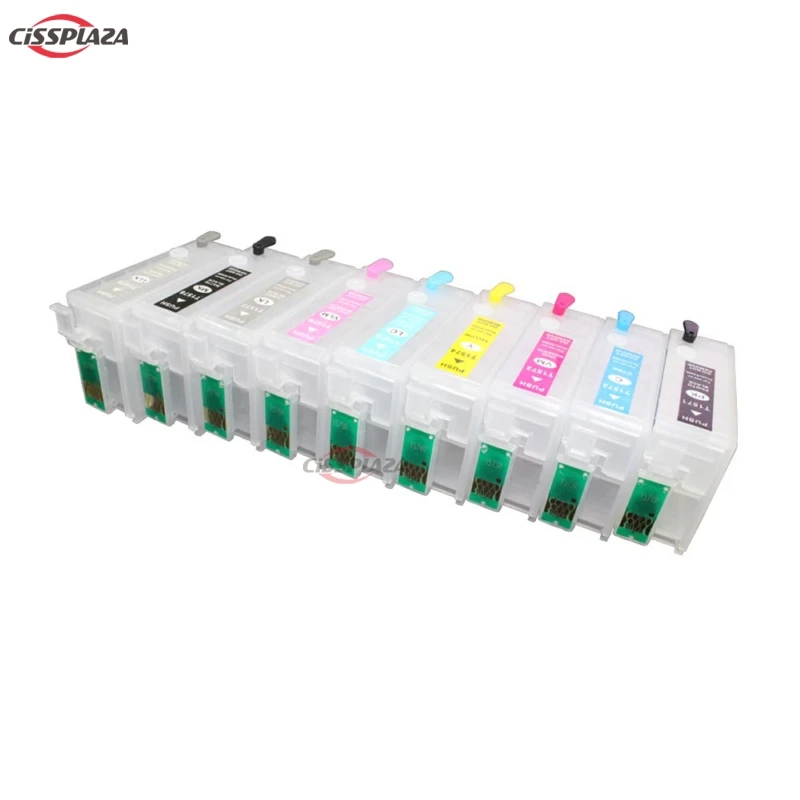 CISSPLAZA 1 комплект пустых пополняемых картриджей для чернил совместимых с Epson P600