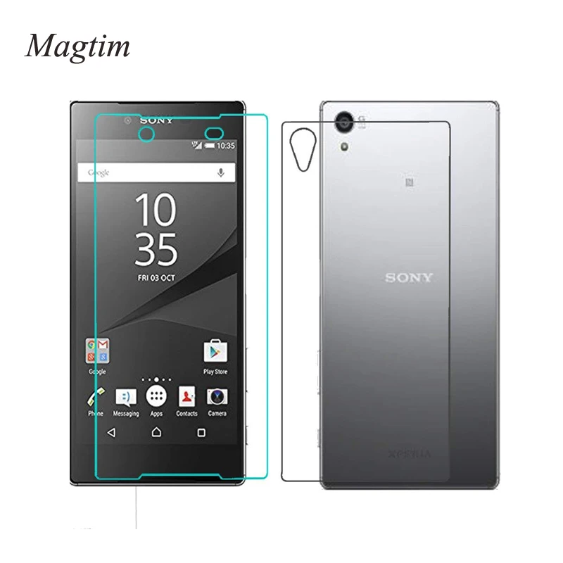 Magtim 2 шт./лот передняя + задняя закаленная стеклянная пленка для Sony Xperia Z5 Z4 Z3 Z2 Z1 Z