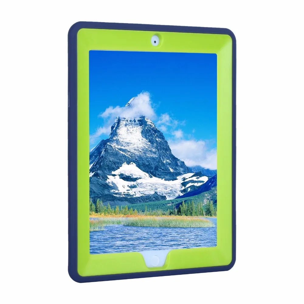 Для iPad 2/3/4 планшет резиновый чехол для iPad 3 Слои амортизация Броня Защитная крышка с подставкой для iPad 2 2nd 3rd 4th поколения