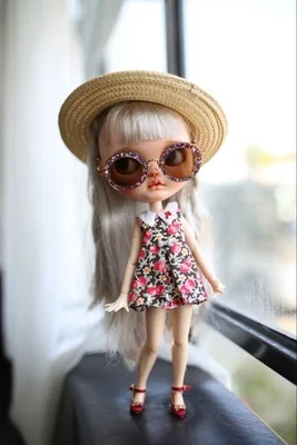 Allaosify 1/3 1/4 1/6 1/8 1/12 BJD кукла соломенная шляпа
