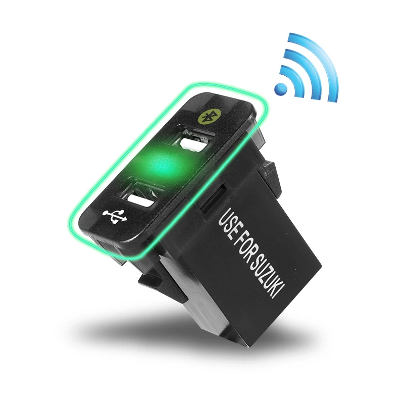 Хороший продукт 12 В USB разъем автомобильное зарядное устройство для Suzuki Liana Araba Aksesuar Автомобильный светодиодный светильник с USB двойной порт место парковки