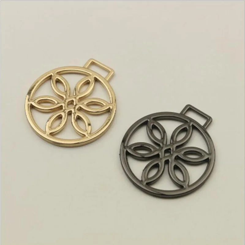 10 шт./лот аксессуары для чемоданов металлическая круглая декоративная пряжка
