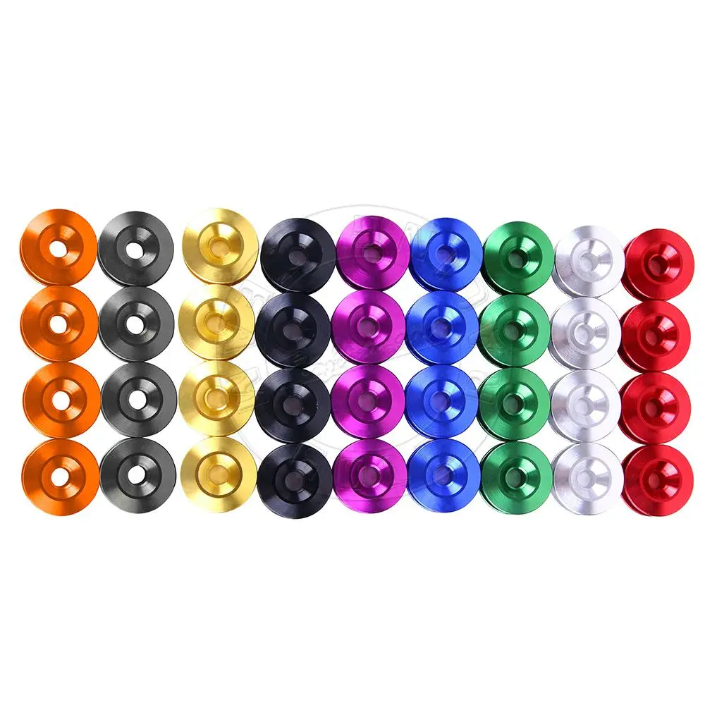 GRT JDM Стиль Алюминий бампер Quick Release Крепеж шайба увеличенная для Honda Civic Integra и