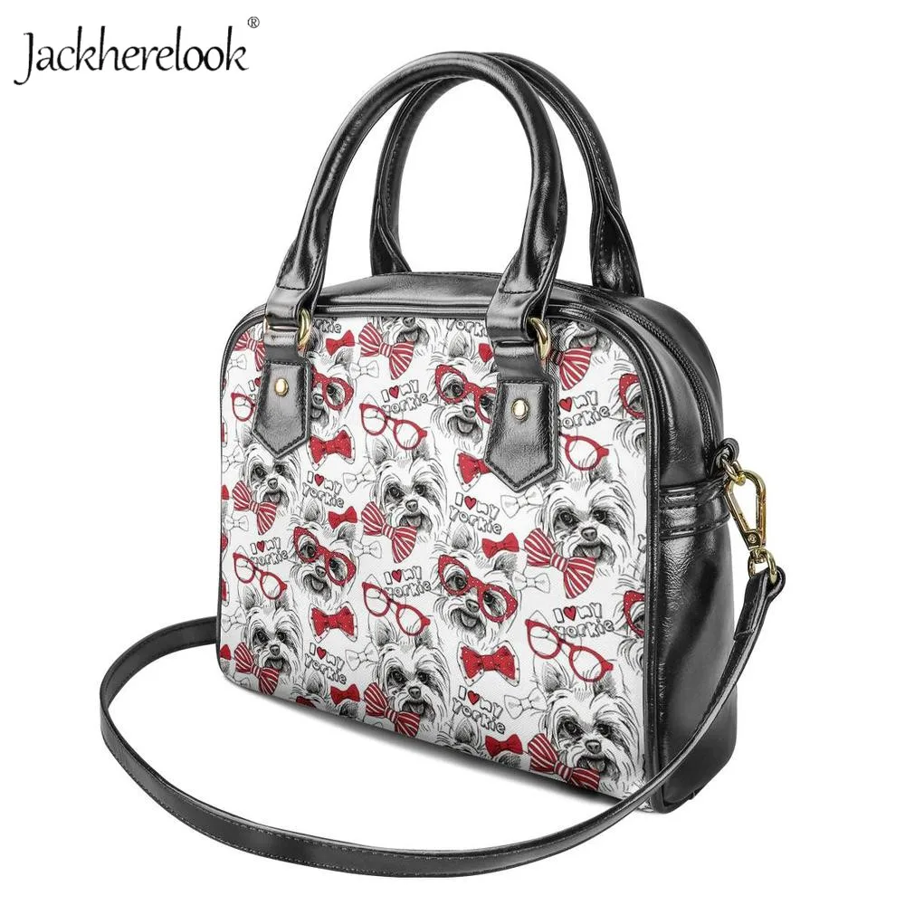 Jackherelook женская сумка через плечо с принтом собаки сумки мессенджеры из