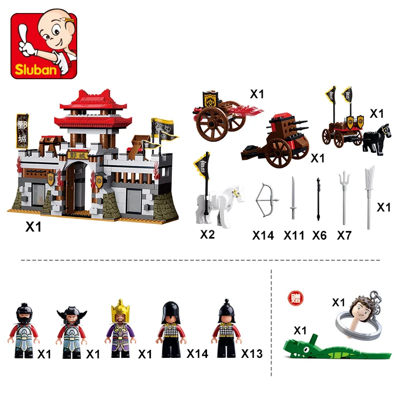 Модель Строительные наборы Совместимость с loge городской замок 3D блоки