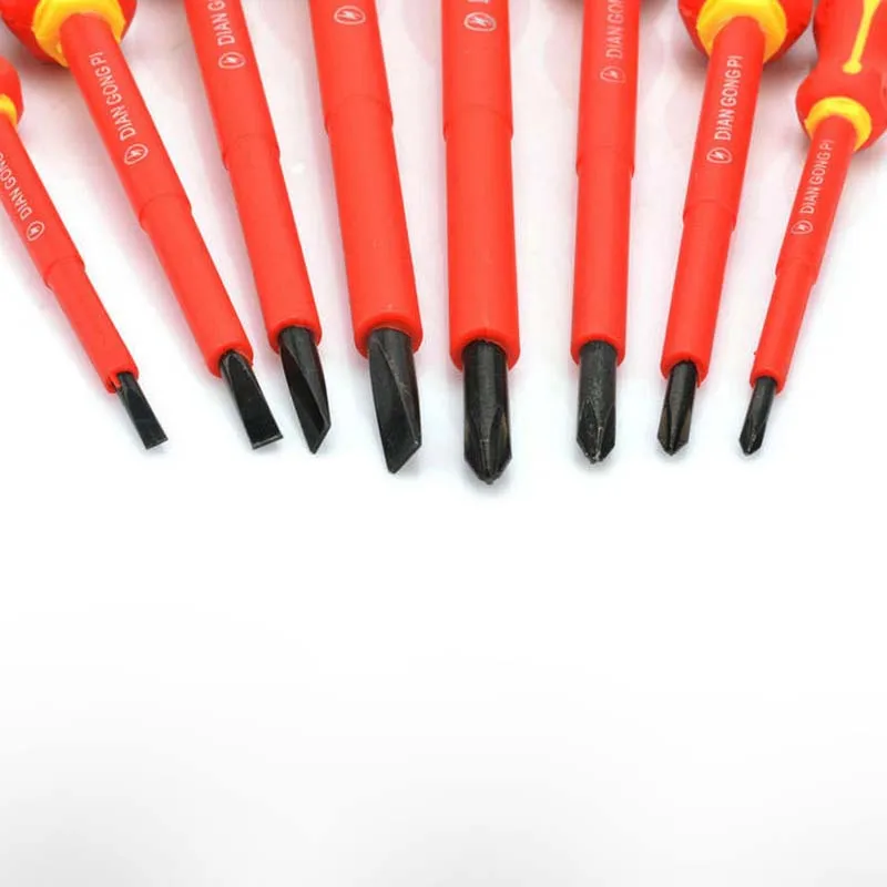 3*75mm-6*150mm Insulated Screwdriver Phillips and Slotted Screw Driver Magnetic CR-V Bolt Screw-driving Tools 1pcs | Инструменты