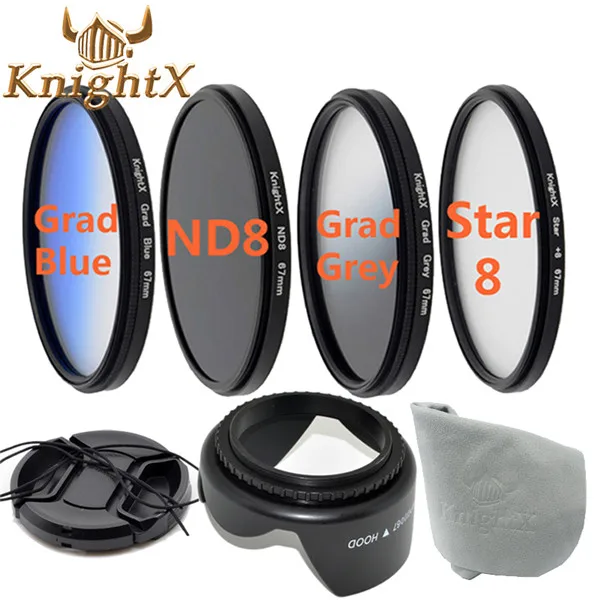 4 Filter 7in1 D Набор фильтров KnightX UV FLD CPL для Nikon sony Canon DSLR d5200 d5300 d3300 d3200 T5i T4i T3i T5 49 мм 52 мм 58 мм 67 мм 55 мм - Цвет: 4 Filter 7in1 D