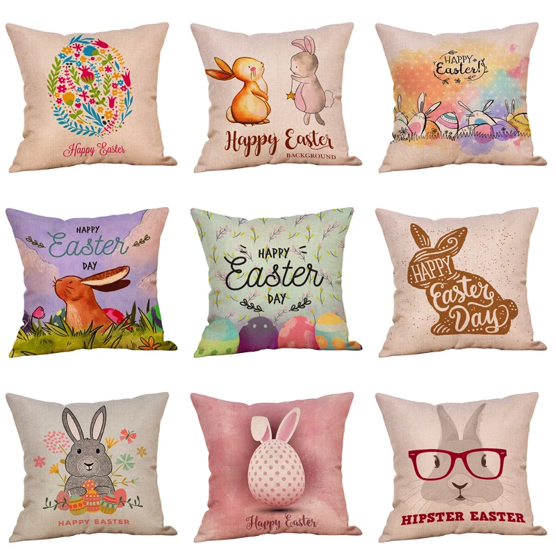 

New pillow cases for decorative pillows Easter Bed Home Decoration Festival Pillow Cover Cushion Cover home for Sofa Cojines