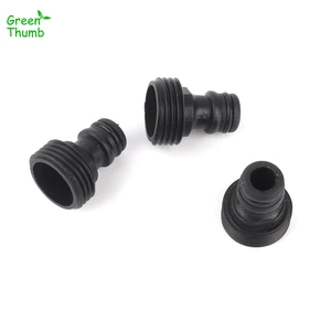 6pcs 34Inch Plastic Nipple Connector Male Thread Garden Water Connectors High Quality Water Pipe Fittings