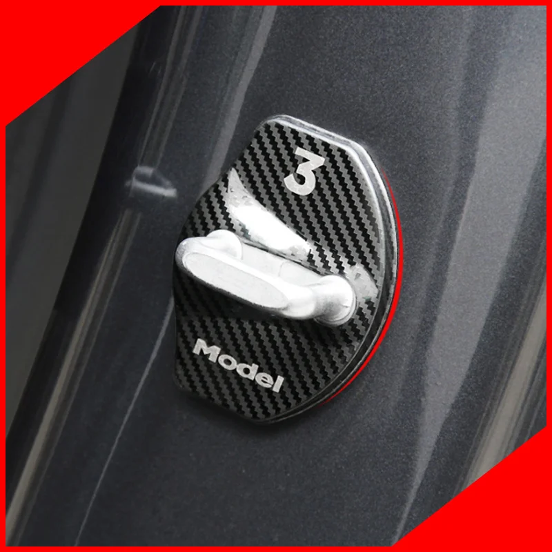 

A Little Change Door lock cover rust cover cover door lock cover for Tesla Model 3 2016-2018 Car accessories