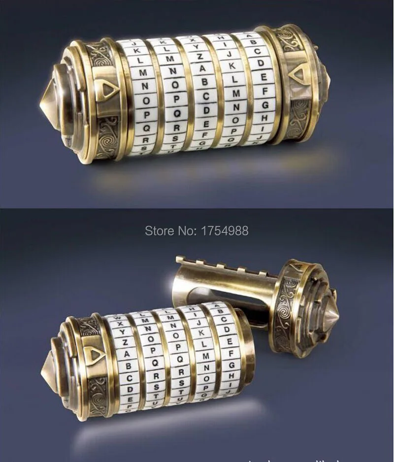Замок с кодом да Винчи 5 алфавитный кодовый замок реквизит для хранения реальный
