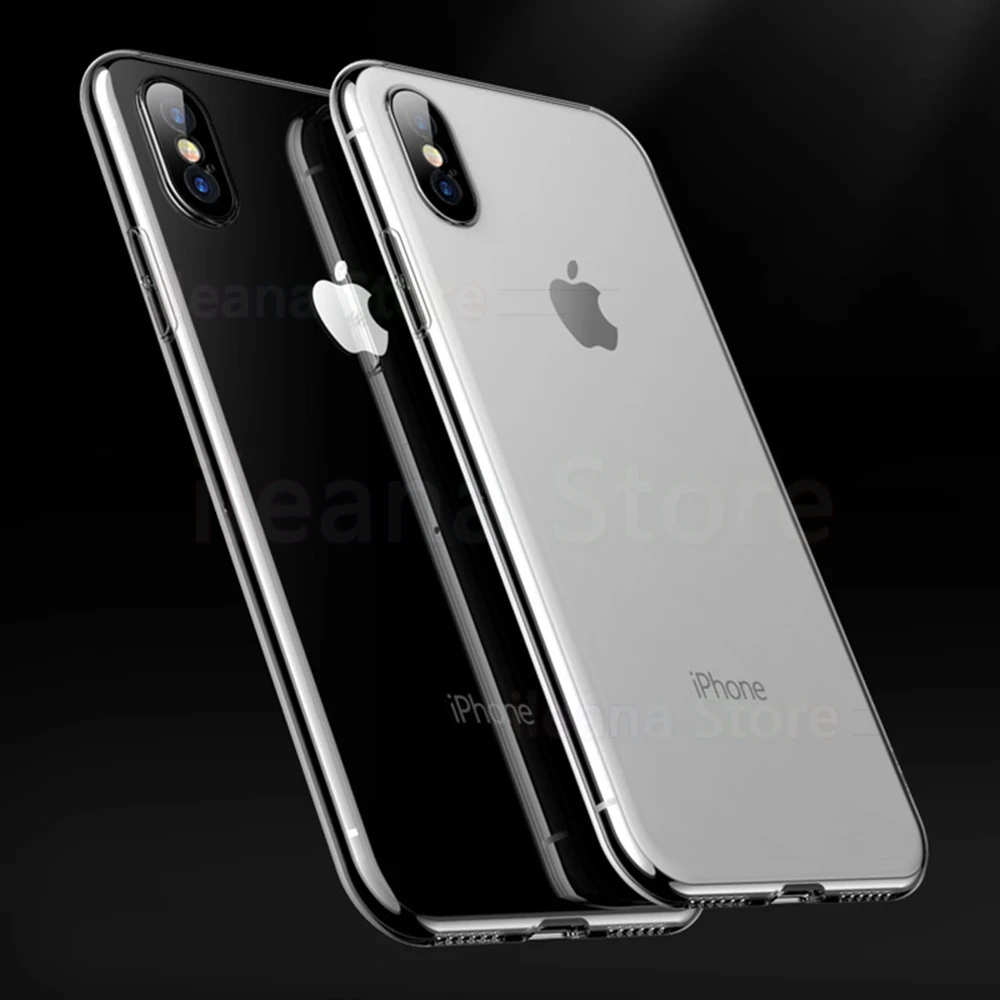 ТПУ Роскошный чехол для iPhone X XS 11 Pro Max XR 8 7 6 6s Plus Ультра Тонкий Мягкий ТПУ силиконовый чехол для телефона чехол s