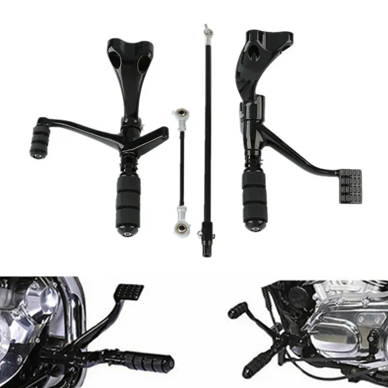 Мотоциклетные колышки Комплект переднего контроля для Harley Sportster XL 883 XL1200 Iron XL883N