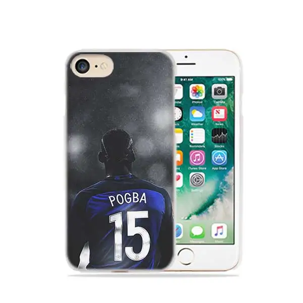 003 PlusFootball изображение Paul Pogba модный прозрачный чехол для iPhone Си р XS Max XR X 4S 5S SE 6 6s 7 8 Plus - Цвет: 003