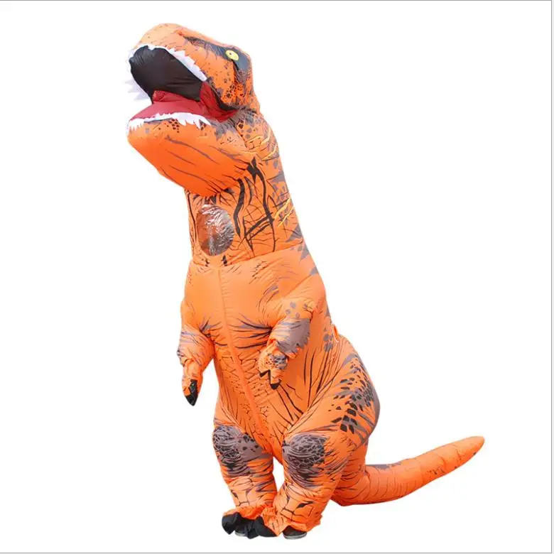 Костюм динозавра для взрослых надувные костюмы на Рождество косплей T rex