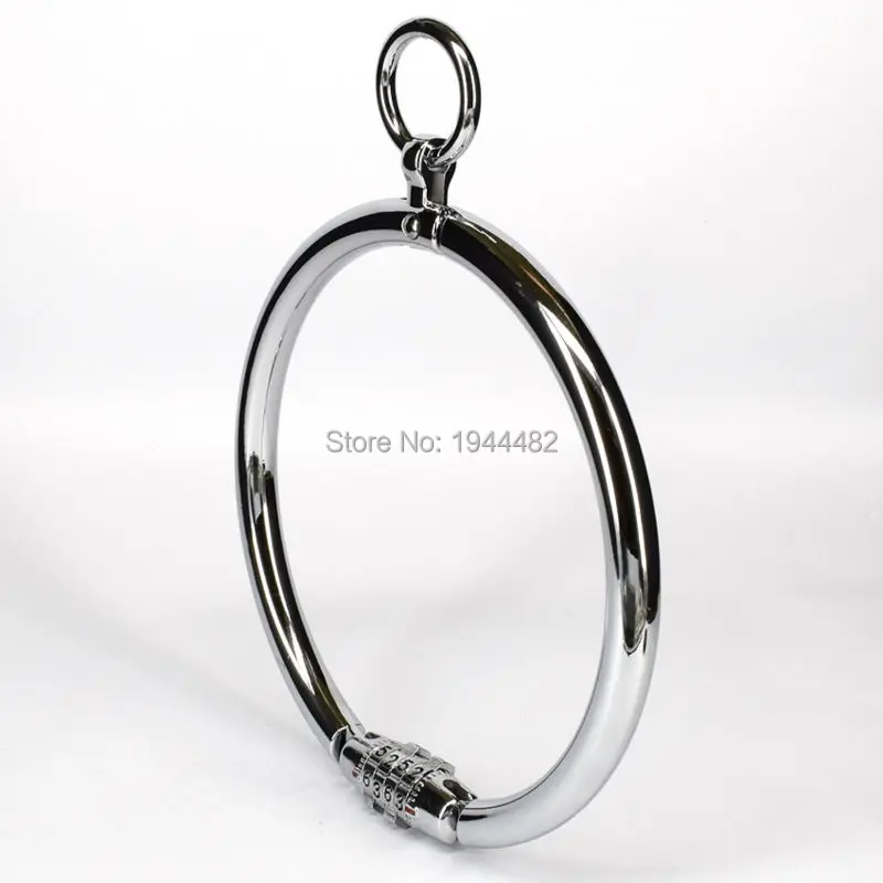 Sodandy блокировки Сталь воротник секс раб с паролем для женщины Нержавеющая сталь