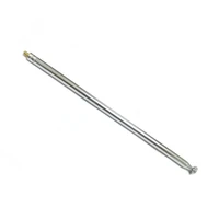new arrivals 2pcs 4 sections 880mm long telescopic antenna radio fm aerial outer thead diy