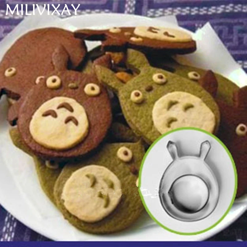 MLIVIXAY 1 шт. из нержавеющей стали мультфильм в форме тороро резак для печенья DIY