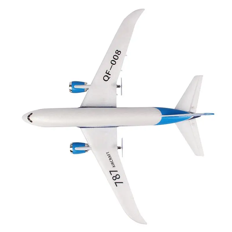 White DIY EPP Радиоуправляемый Дрон Boeing 787 2,4G 3Ch RC самолет с фиксированным крылом самолет с дистанционным управлением, собранный самостоятельно для детей - Цвет: White