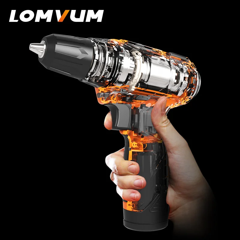 Дрель шуруповерт LOMVUM аккумуляторная 12 В|Электрические отвертки| |