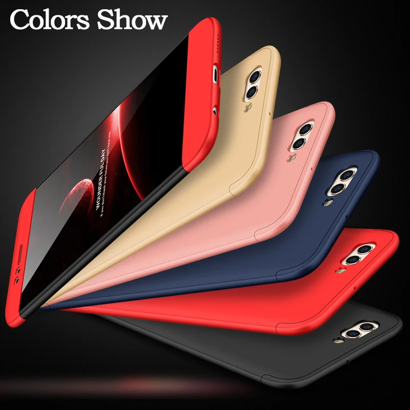 Axbety оригинальный сплошная Защита Чехол для huawei Nova 2 Красный Модные гибридный