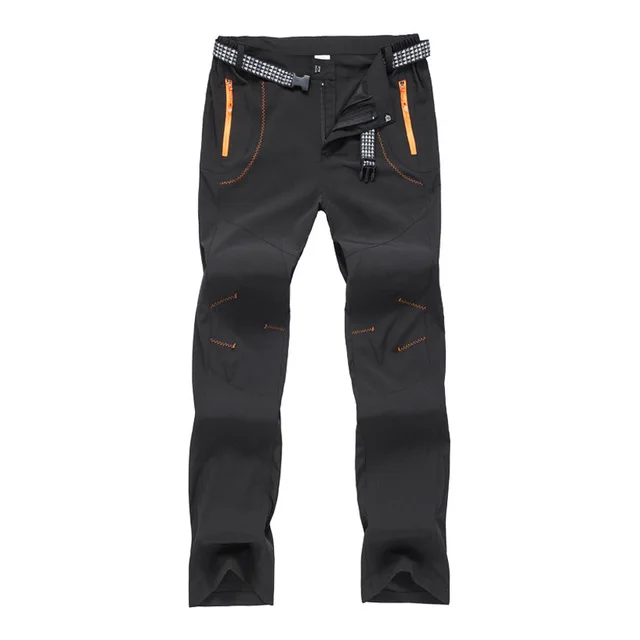 Men Black JACKSANQI Новые мужские и женские летние походные Тонкие штаны для улицы флисовые брюки весна осень ветрозащитные для кемпинга альпинизма RA210 - Цвет: Men Black