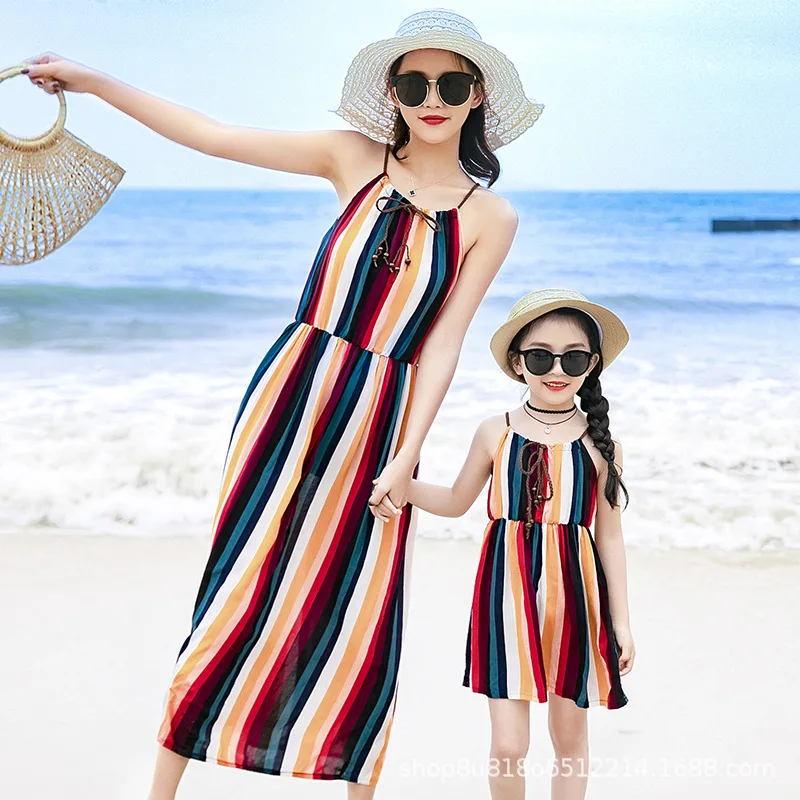 Детское платье в богемном стиле тонкое принцессы для малышей новое на бретельках