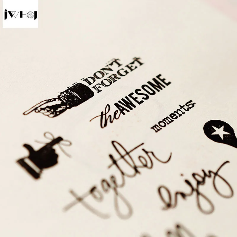 1 шт. милые прозрачные силиконовые штампы с буквами Детский Набор для творчества