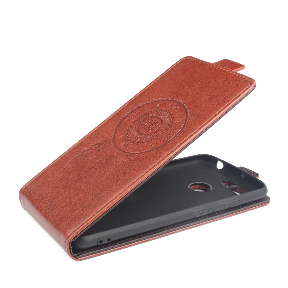 HongBaiwei для Xiaomi Redmi 6, Модный чехол из тисненой кожи, чехол для Xiaomi Redmi 6, флип-чехол, 5,45 '', вертикальная задняя крышка