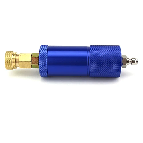 blue1 with connector PCP Пейнтбол Airforce фильтр насоса высокого давления 40 МПа сепаратор воды-масла 50 см шланг M10x1 фильтрация воздуха 8 мм быстрый разъем - Цвет: blue1 with connector