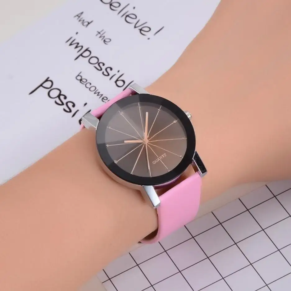 

Timezone #401 Relogio Feminino Fashion Leather Quartz Analog Women Watch Casual Ladies Watches High Quality Quartz Wrist Watch