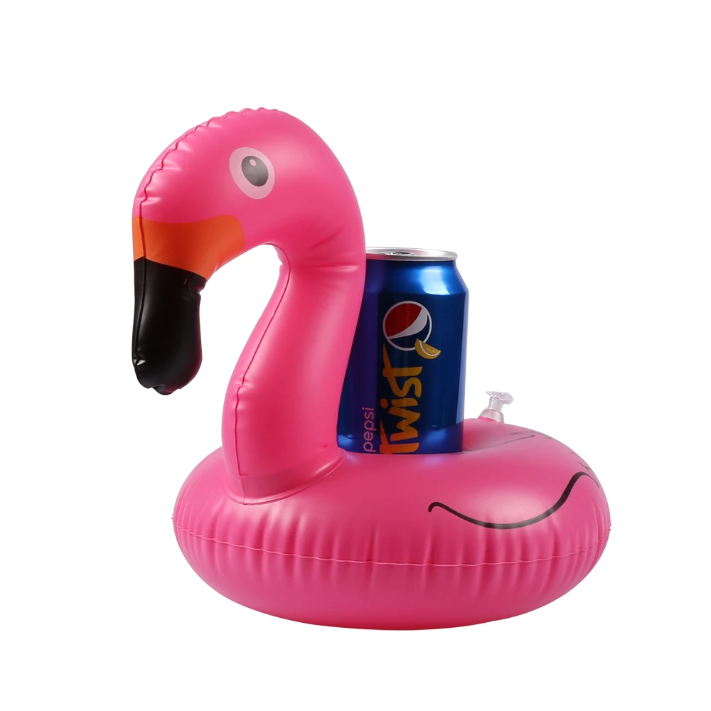 flamingo Розовый поплавок для бассейна фламинго, держатель для напитков, надувной плавающий плавательный бассейн ming, летние пляжные вечерние стаканчики для плавания для девочек - Цвет: flamingo