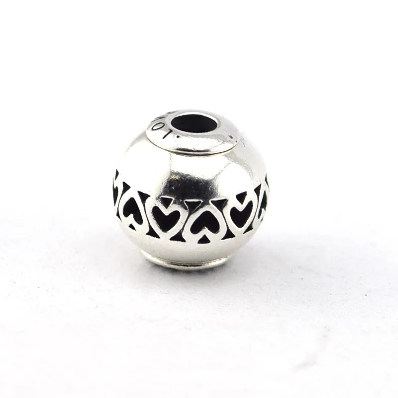 Подходит для Pandora сущность Браслеты любви обереги 100% серебряные бусины 925 пробы