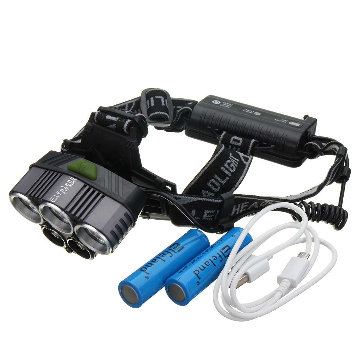 USB Перезаряжаемый налобный светильник 50000lm 3* T6+ 2* Q5 светодиодный налобный фонарь для рыбалки вспышка светильник Фонарь налобный светильник 18650 охотничий Фонарь налобный фонарь