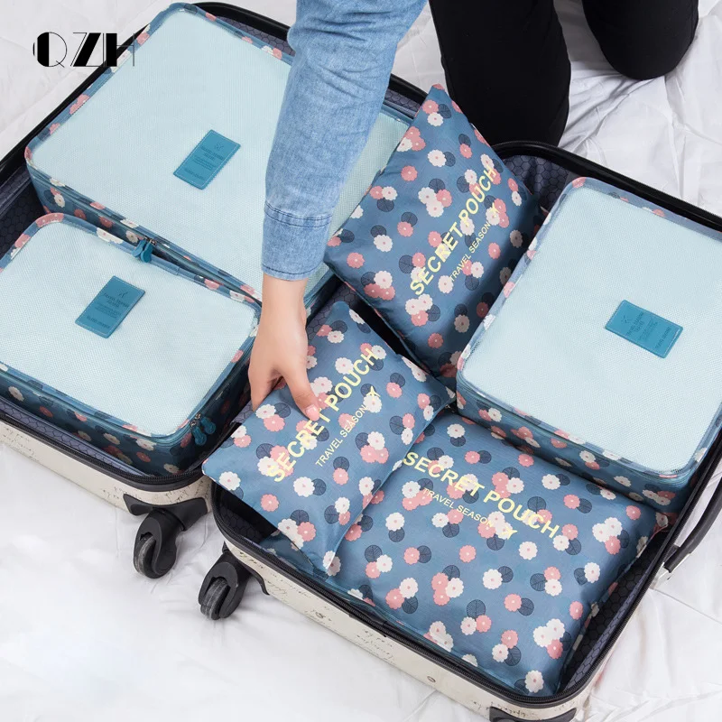 6 шт. в одном наборе дорожная сумка косметичка|makeup bag|organizador bolsoorganisateur de sac |