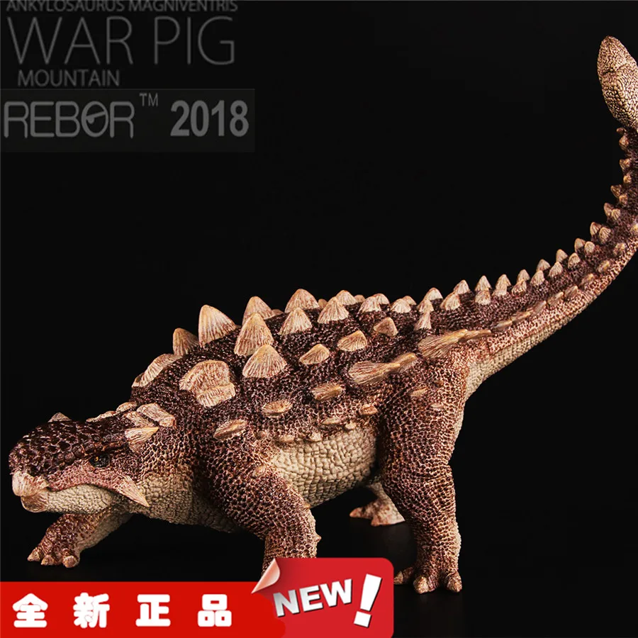 Новинка года. 1:35 в стиле Юрского Периода. Модель динозавра из ПВХ, Ankylosaurus Magniventris WAR PIG "Plain". Коллекция игрушек в подарок