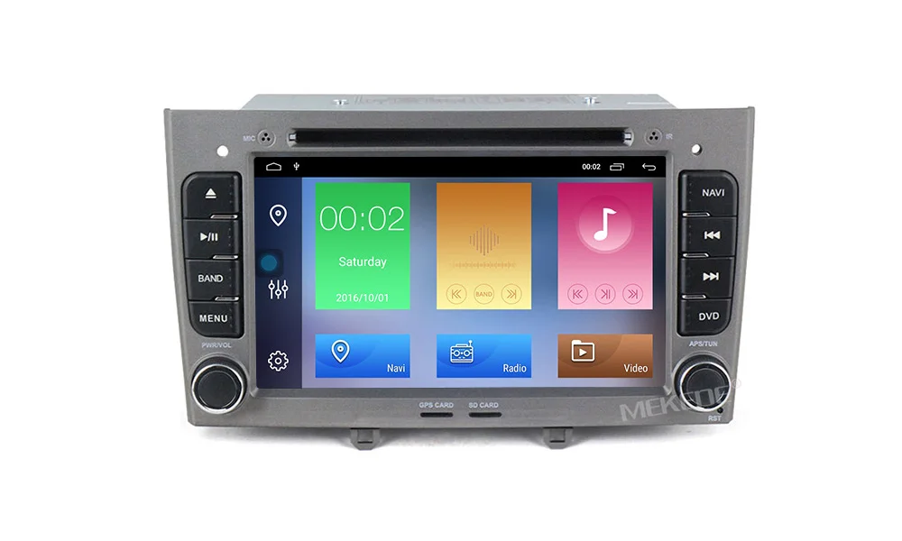 Android 9,1 2G ram 32G rom Автомобильный gps Мультимедиа для peugeot 308 408 с wifi радио gps навигация четырехъядерный