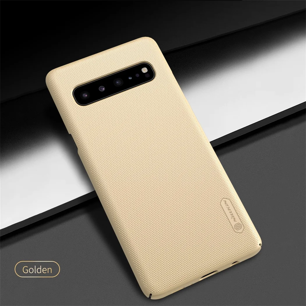 Чехол для samsung Galaxy S10 5G Nillkin Super Frosted Shield жесткая задняя панель из поликарбоната простой защитный чехол для телефона samsung S10 5G