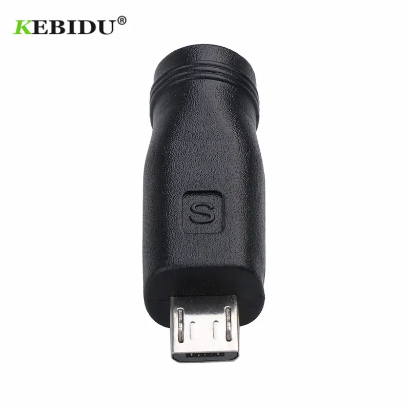 Kebidu 3 шт. 5 5x2 1 мм гнездо к Mini / Micro USB папа Pin DC зарядное устройство адаптер конвертер