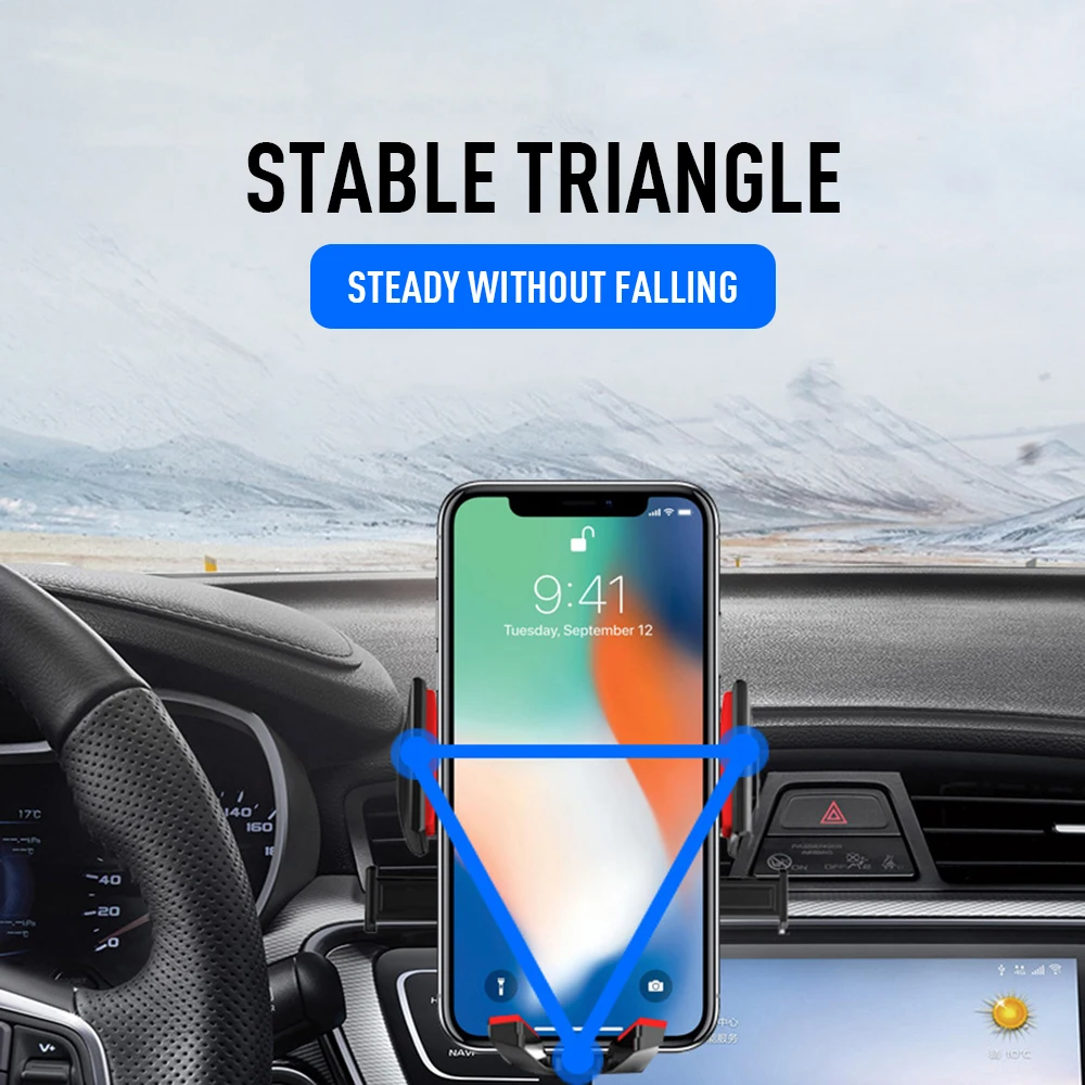Автомобильный держатель для телефона iPhone X XS 8 7 Plus автомобильная подставка на