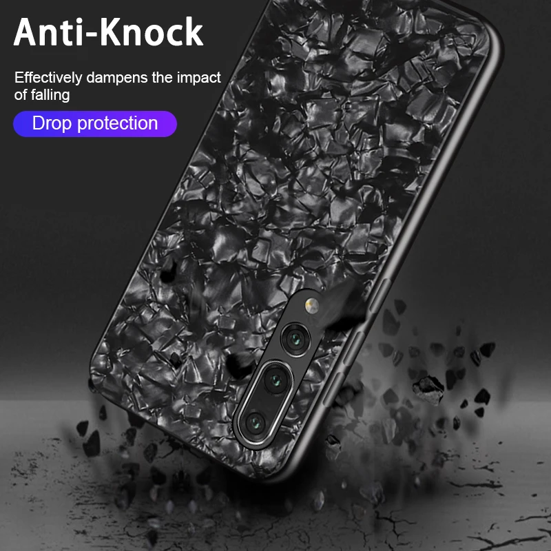 Phone case for huawei p20 glass cover on huawey hawei huewei mate p 2 0 20 pro 20p plus light bling shell huaweip20 huawei20p |