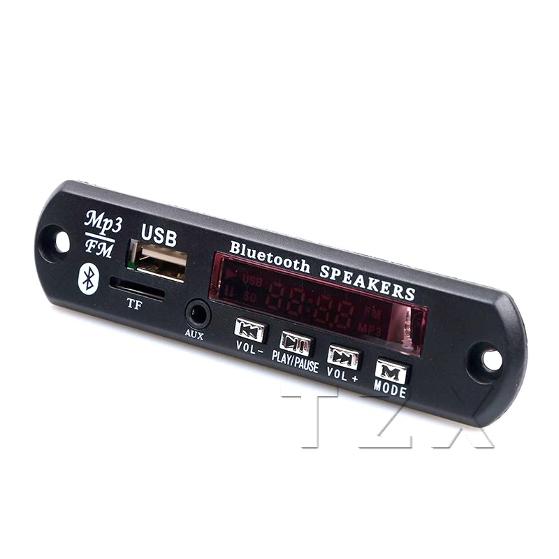 Автомобильный аудио USB TF FM радио модуль беспроводной Bluetooth 12 в MP3 WMA декодер плата